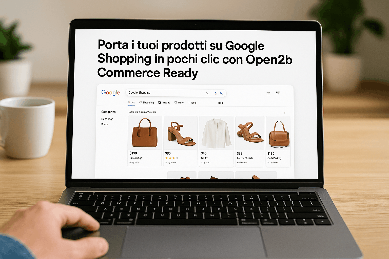 sito ecommerce con google shopping