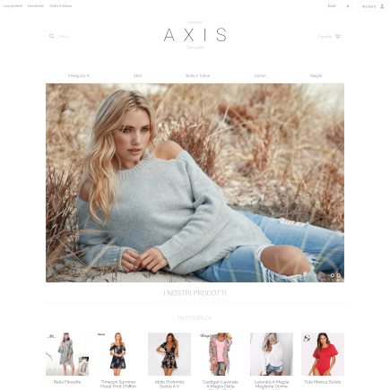 Template ecommerce Axis